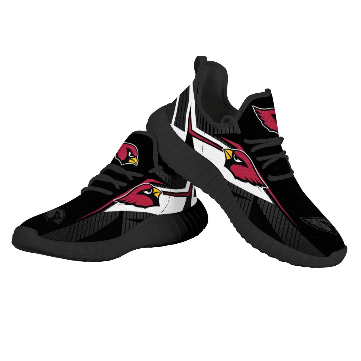 Women's Arizona Cardinals Mesh Knit Sneakers/Shoes 002